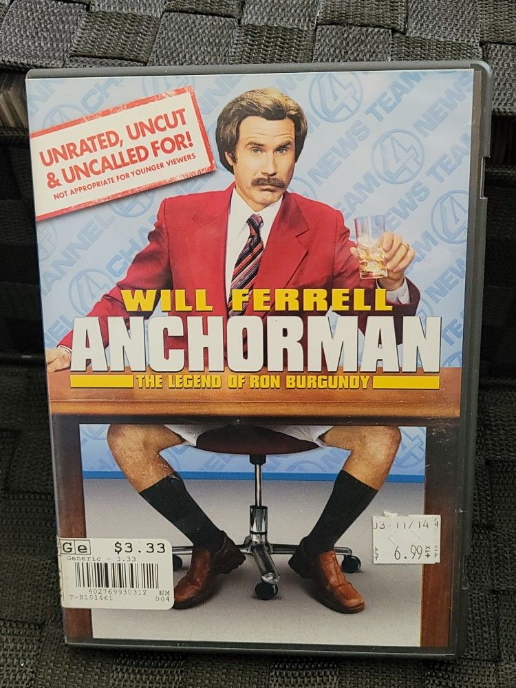 Anchorman: The Legend Of Ron Burgundy (DVD) 