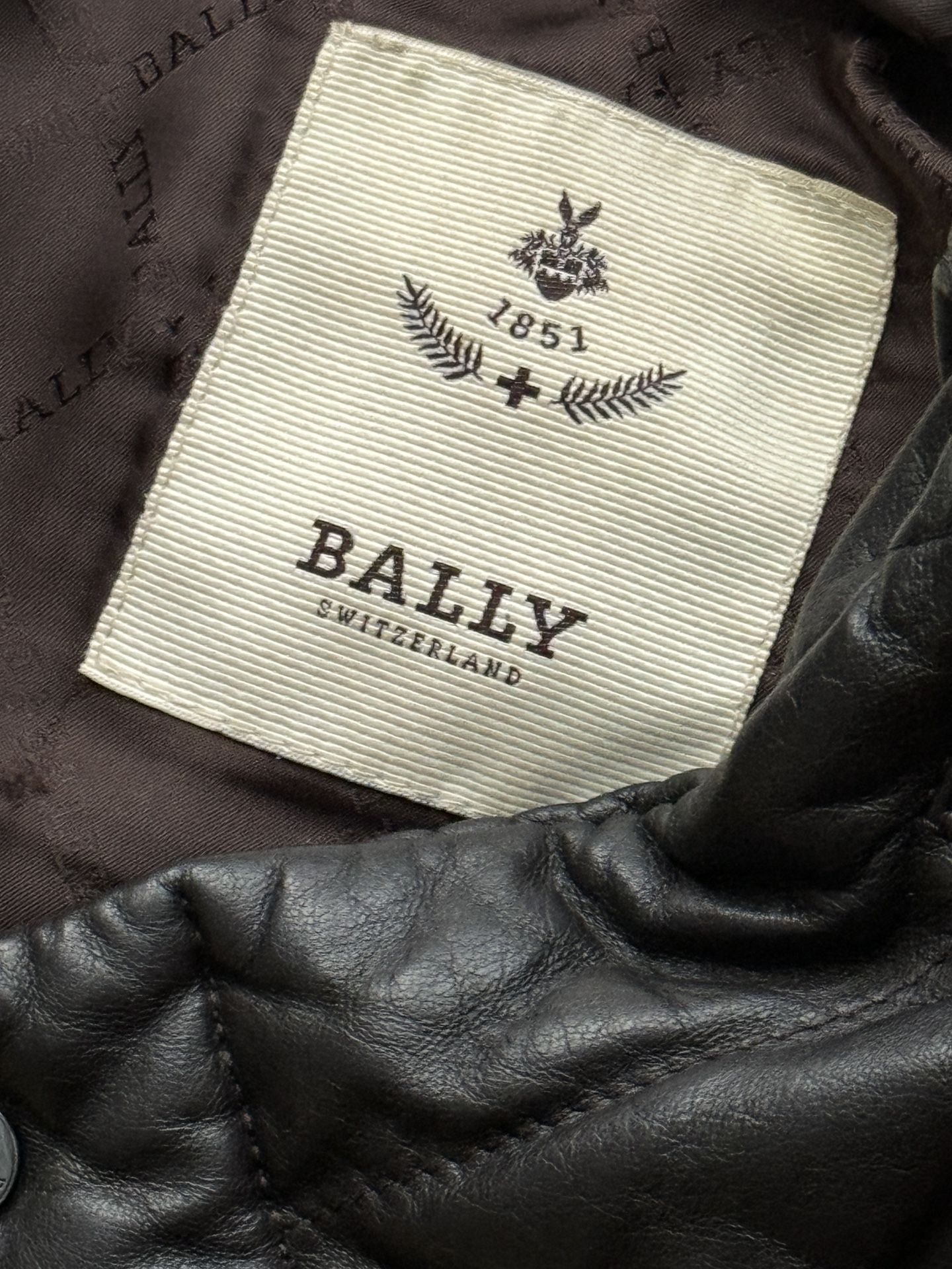 Bally Leather Jacket Men