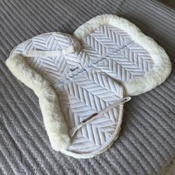 Fleeceworks Classic Rolled Edge Sheepskin Half Pad