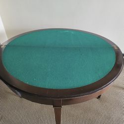 Magnificent Antique Table Converts To Card Table