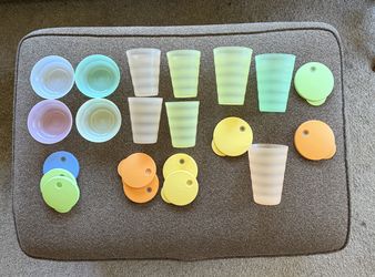 Tupperware Cups And Lids - Mini Bowls