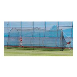 Batting Cage With Ball Launcher
