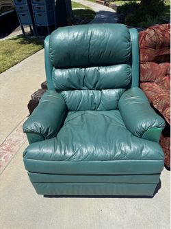 Leather recliner