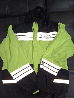 Men's Large Harley-Davidson Hi-Vis Bar and Shield Rain Jacket $25
