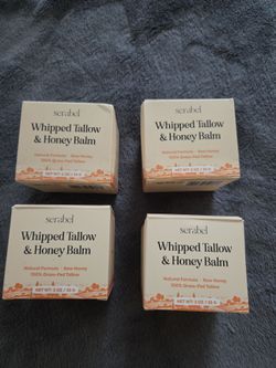 Serabel Whipped Tallow & Honey Balm – 4 Pack