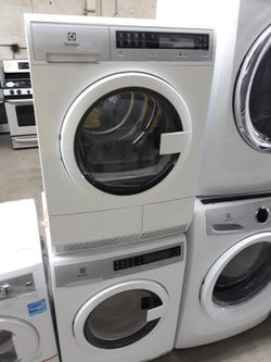 washer dryer set vent less 24 electrolux