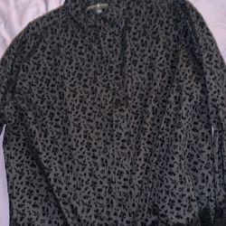 Men’s Blazer Button Up Black