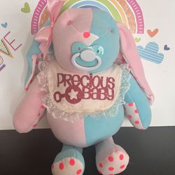 ADORABLE “PRECIOUS BABY” Pink & Blue  20 INCH RABBIT!  SUPER SOFT! NEW!! UNIQUE!!!