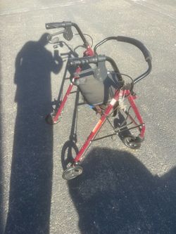 3-Wheel Rollator Walker with Bag