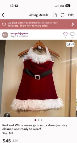 Women’s Mean Girls Santa Costume