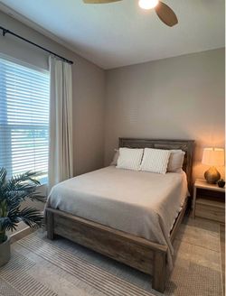 Queen Bed (frame, boxspring, mattress)