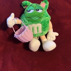 Green Bunny M&m Plush 2004