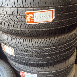 245/55r18 USED TIRE FOR SALE $50 EACH WITH INSTALLED CASH PRICE 