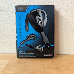 EX-01 gioteck. BLUETOOTH HEADSET FOR PLAYSTATION 3