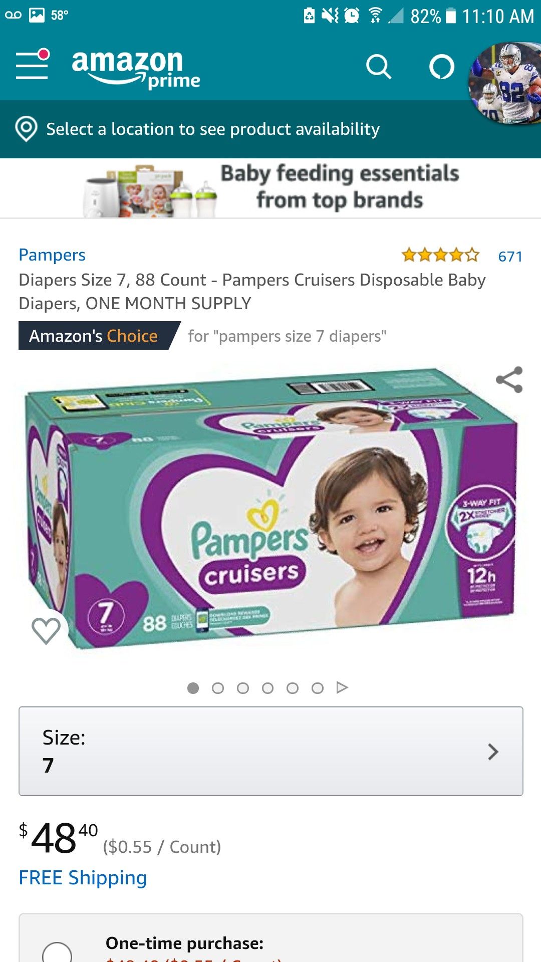 Size 7 diapers