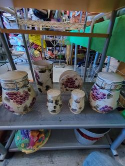 Veneto porcelain canister set