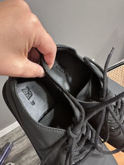 Boys Black Dress Shoes