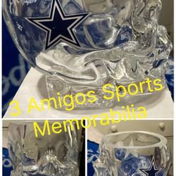 DALLAS COWBOYS SKULL SHAPED SHOT GLASS