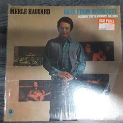 Original Vinyl LP Record Album Merl Haggard Country Okie From Muskogee Live