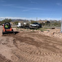 Skid steer dump truck haul off Excavation