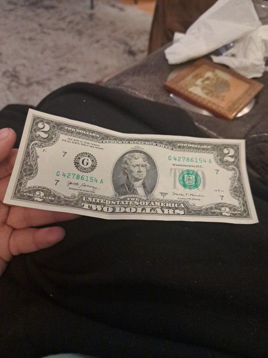 2017 A Series 2$bill