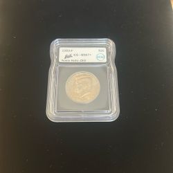 1993-P Kennedy Half Dollar ICG MS67+ | Austin Hutto Signed Label