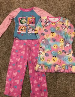 Girls size 7/8 pj lot