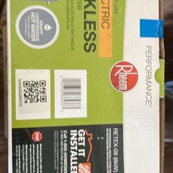 Rheem Tankless water heater