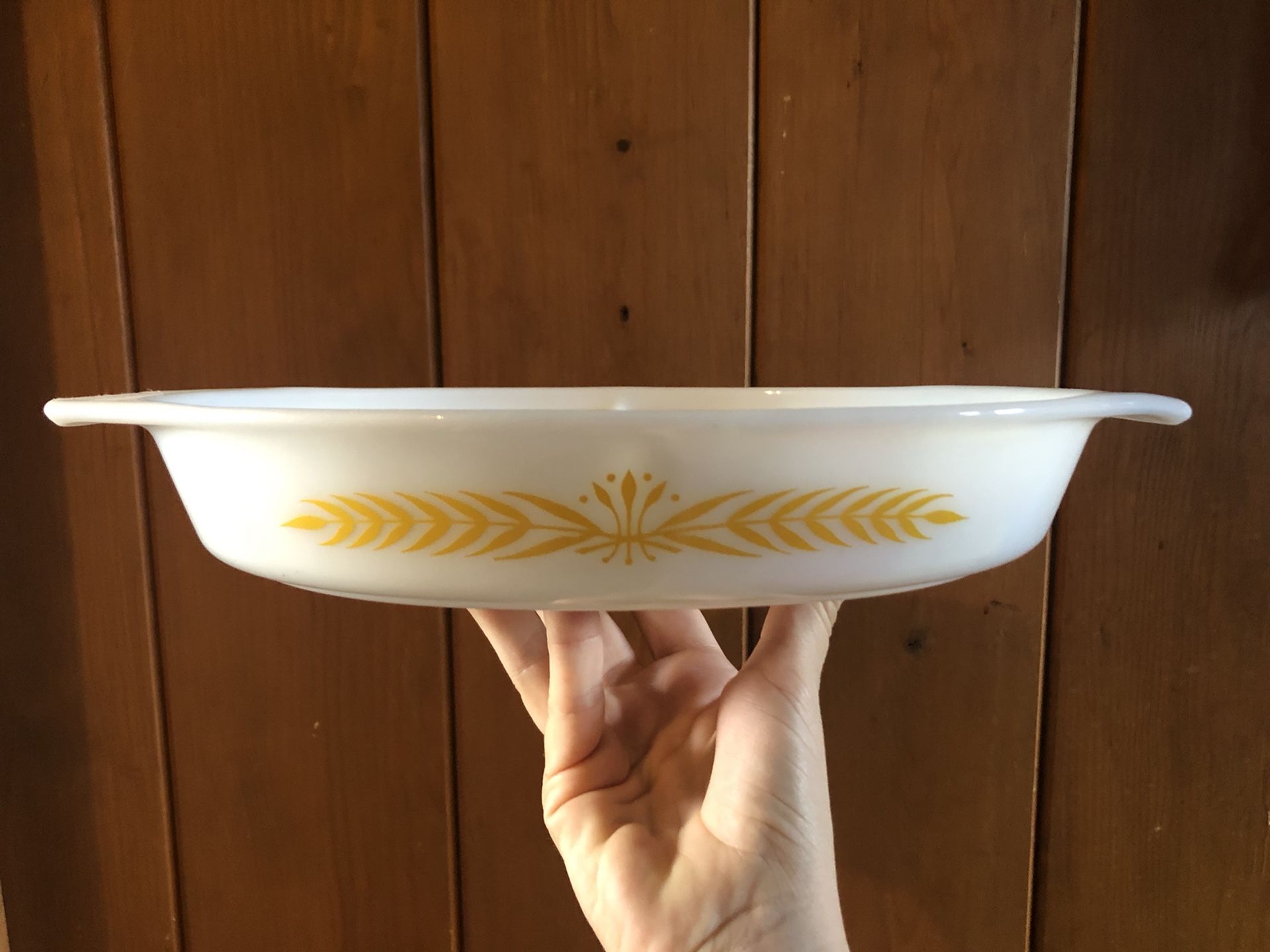 Vintage Pyrex divided casserole dish