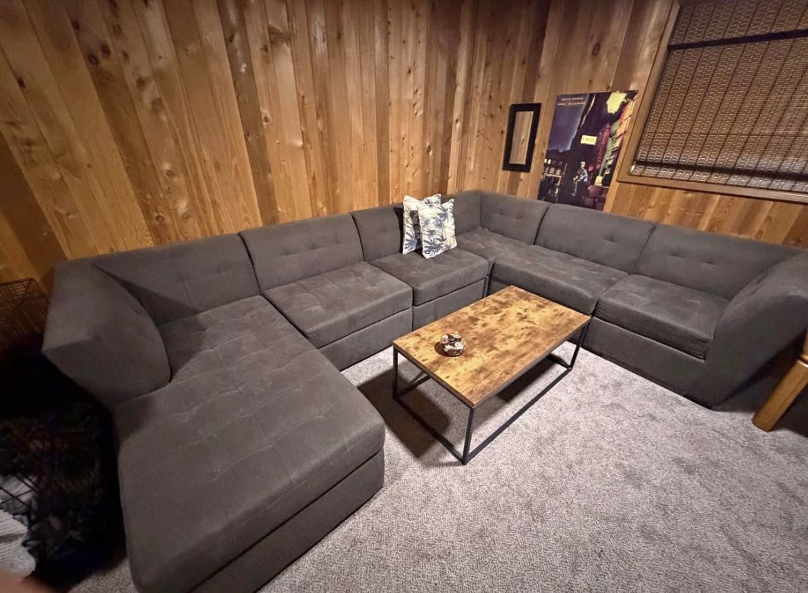6 Piece Macys Modular Sectional Couch