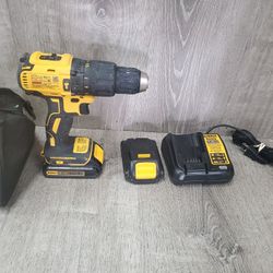 Dewalt Hammer Drill Kit With 2 Batteries And Charger