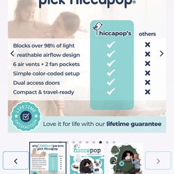 NEW Blackout Baby Sleep Tent for Pack ‘n Play