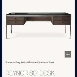 RH Reynor 80" Desk (Immaculate Condition)