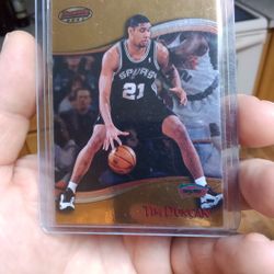 Condition Bowman's Best Gold Tim Duncan First Year Card!