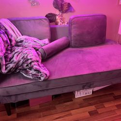 Gray Chaise Lounge Sofa