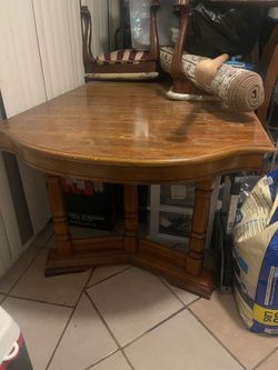 Wood family table