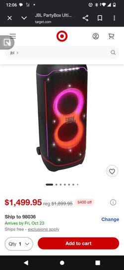 JBL PartyBox Ultimate Bluetooth Speaker