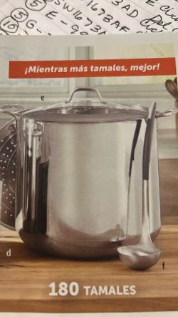 Olla de 60 qt con parrilla nueva de Princess house