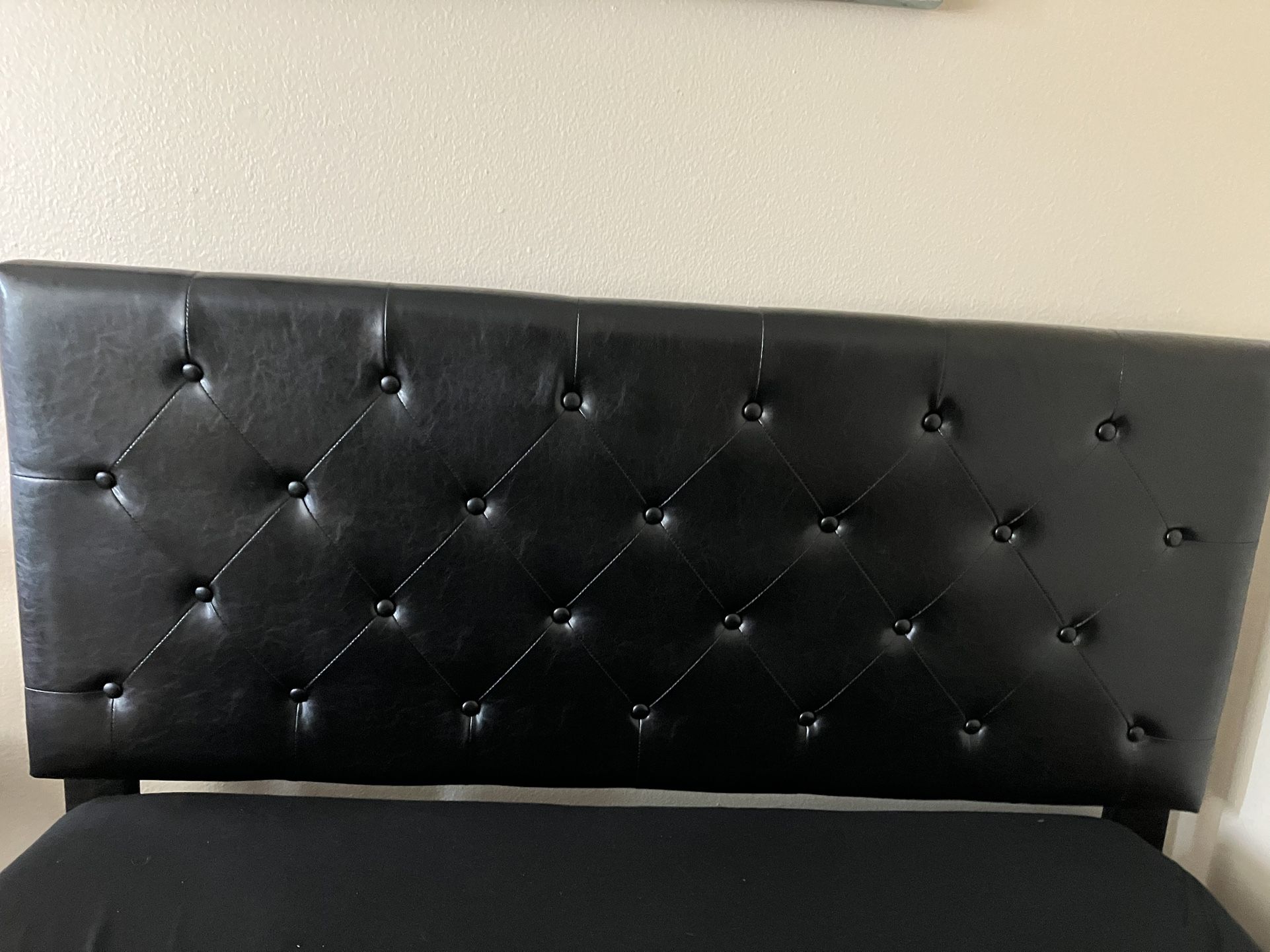 Full Size Bed Frame Black- Great Condition