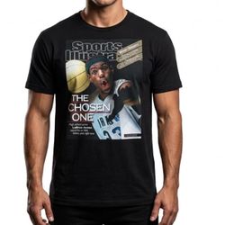 Sports Illustrated LeBron James The Chosen One Vintage Graphic Tee Black Shirt