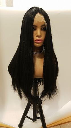 Lace Front Wig Black Straight BRAND NEW