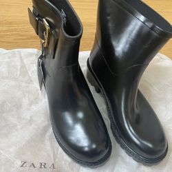Zara New Rain boots 