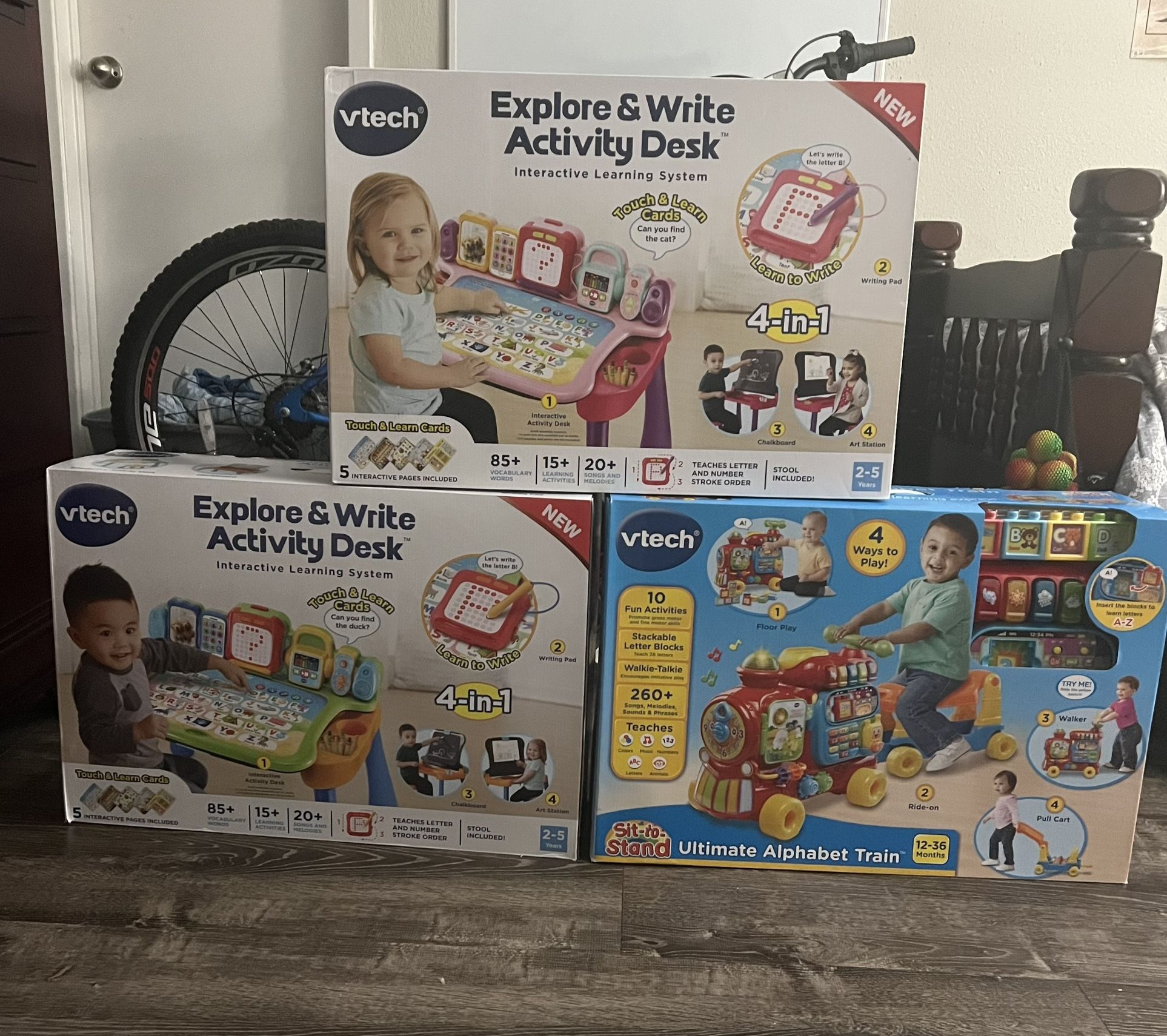 New Toys $35 Each Only Pink Desk Vtech Available 