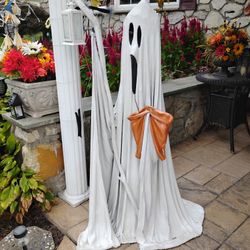 Cement Halloween Ghost Decor 