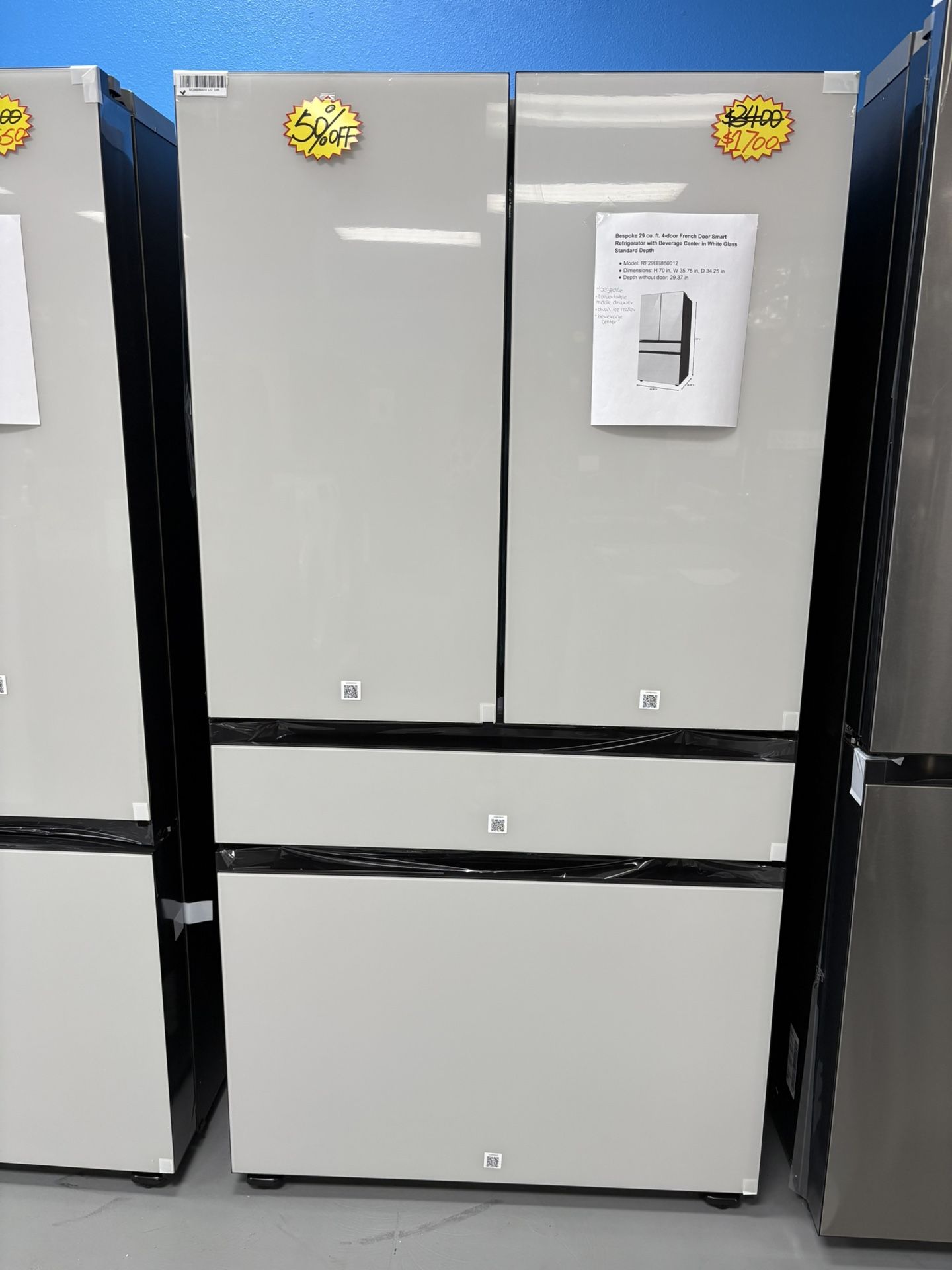 Bespoke 29 cu. ft. 4-Door French Door Smart Refrigerator