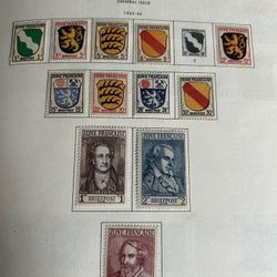 Germany 🇩🇪 French zone doesn’t mint condition postage stamps issued 1945 to 1946