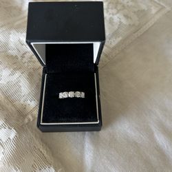 18k White Gold Diamond Ring – 1.55 Carats (Size 5.5, Custom Ring)