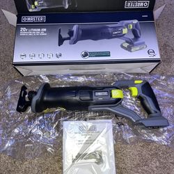 NEW! Master Mechanic 20V Lithium-Ion Reciprocating Saw (Tool Only)
