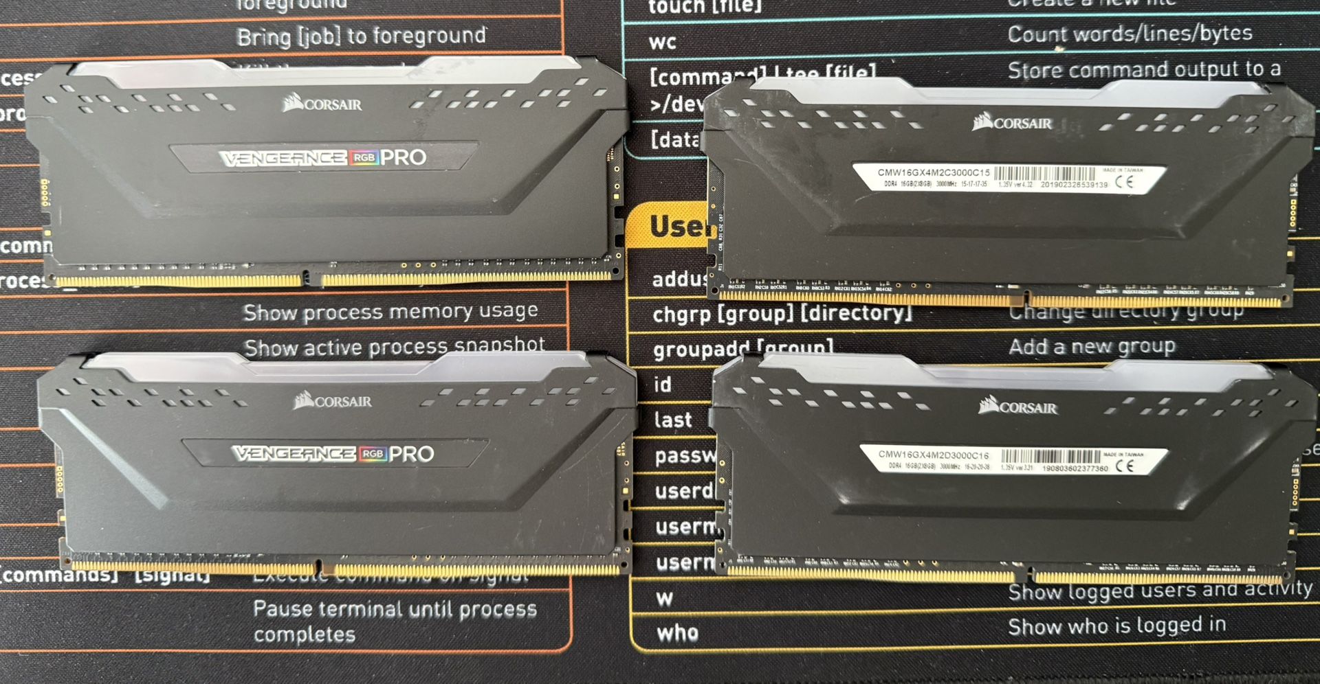 Corsair Vengeance RGB Pro - DDR4 - 3200Mhz - 32GBs