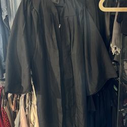 Black graduation Gown 